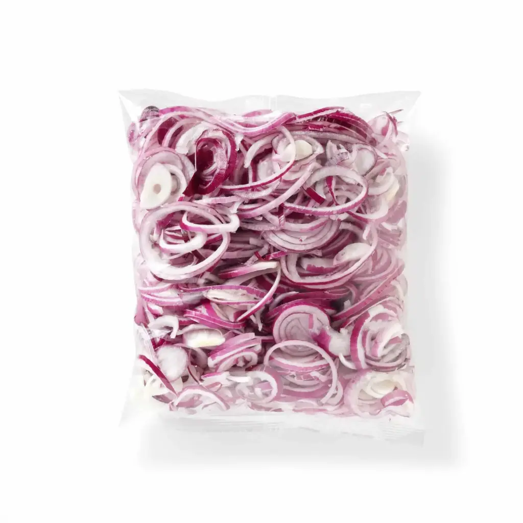 Oignon rouge émincé - 1kg