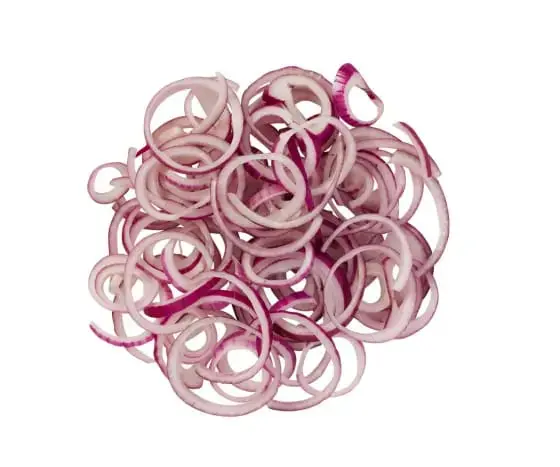 [03760381606525] Oignon rouge en rondelles - 500g.